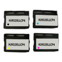 PACK 4 CARTOUCHES COMPATIBLE HP N¬∞932/933XL-REMPLACE C2P42AE N/C/M/J