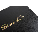 Livre d'or Balacron avec titre 140 pages blanches - 21x19 cm vertical/ Pce