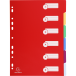 Tabbladen  PP opaak A4+ 6 tabs ass-/ St.