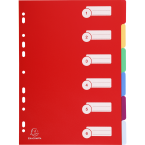 Tabbladen  PP opaak A4+ 6...