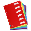 Dividers PP A4 0.3mm 6 Part/ Pc.