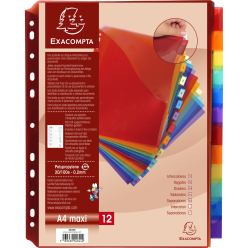 Tabbladen PP A4+ L-m-ap +...