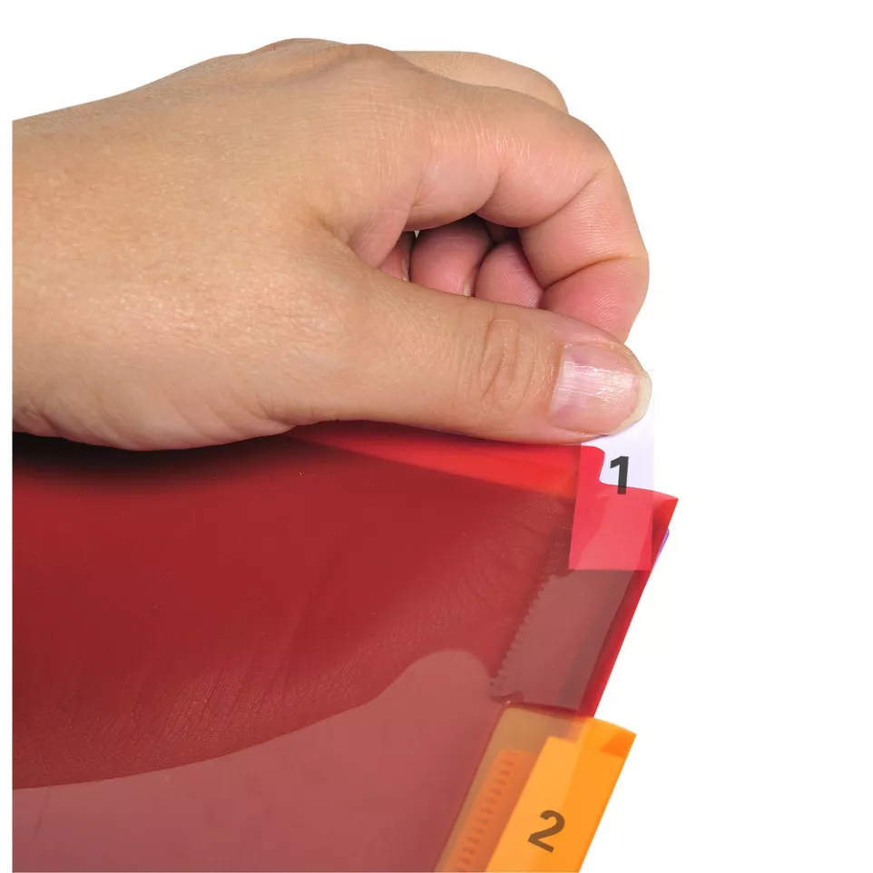 Tabbladen PP A4+ L-m-ap + etiket 12...