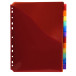 Exacompta PP Dividers, A4, maxi, 12 part/ Pc.