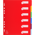 Dividers PP A4+ 0.3mm 6 Part/ Pc.