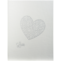 Guestbook Harmony 27x22cm 100pg Ivory/ Pc.