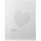 Livre d'or 100 pages blanches Harmony - 27x22 cm vertical/ Pce