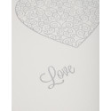 Guestbook Harmony 27x22cm 100pg Ivory/ Pc.