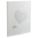 Guestbook Harmony 27x22cm 100pg Ivory/ Pc.