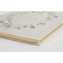 Livre d'or 100 pages tranche or - Format 27x22cm - CHAMPÊTRE/ Pce