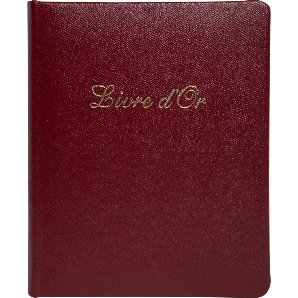 Livre d'or Cuir Alpille 140 pages...
