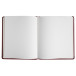 Gastenboek Alpille 2-6x22cm 140bl rood/ St.