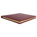 Gastenboek Alpille 2-6x22cm 140bl rood/ St.
