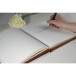 Gastenboek Alpille 2-6x22cm 140bl rood/ St.