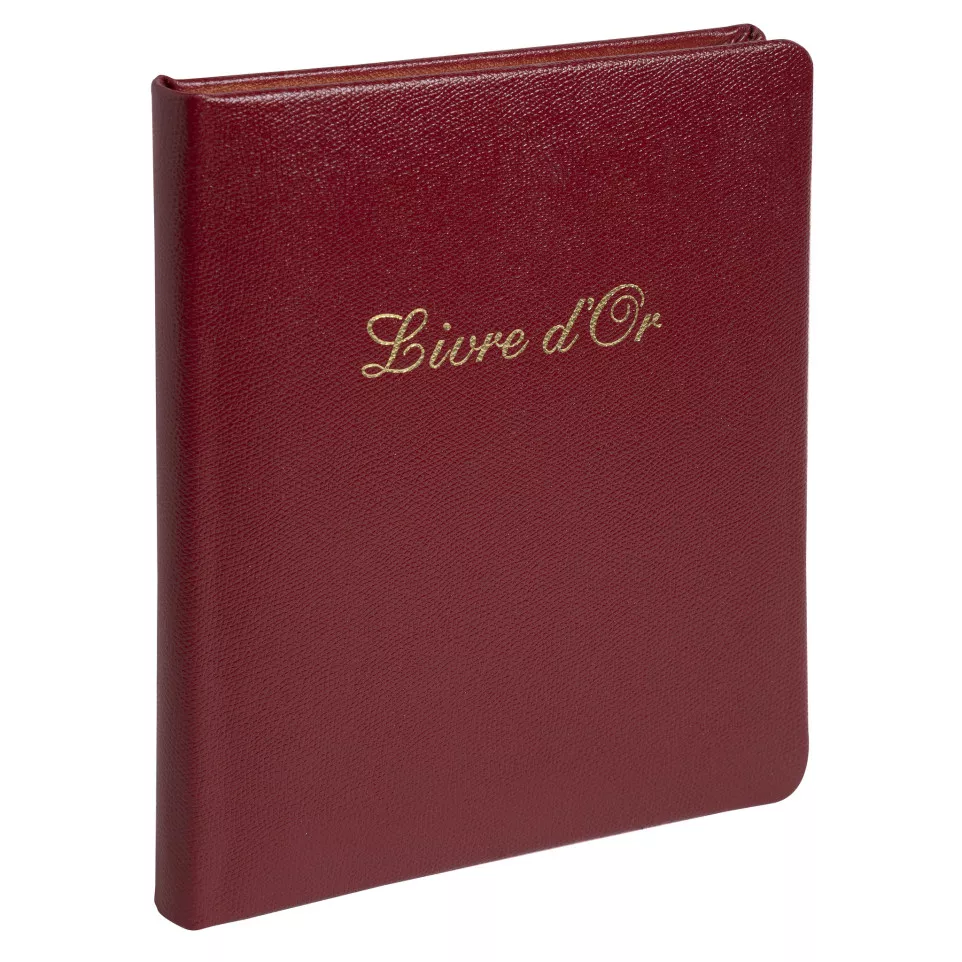 Livre d'or Cuir Alpille 140 pages...