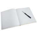 Livre d'or Cuir Alpille 140 pages ivoire - 26x22cm vertical/ Pce