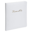 Gastenboek Alpille 2-6x22cm 140bl wit/ St.