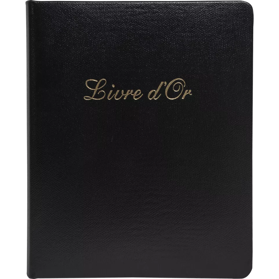 Livre d'or Cuir Alpille 140 pages...