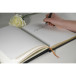 Livre d'or Cuir Alpille 140 pages ivoire - 26x22cm vertical/ Pce