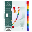 Divider A4+ 160g 12P White/ColouRed/ Pc.
