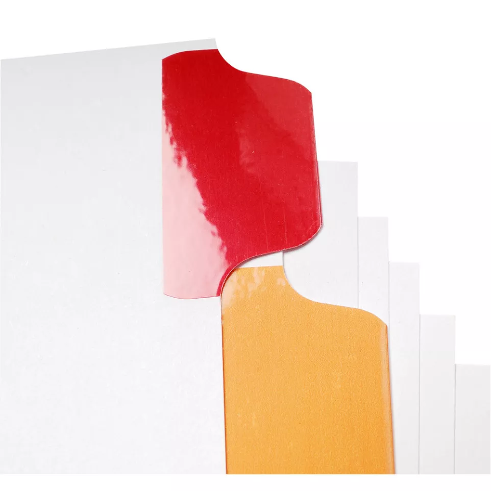 Divider A4+ 160g 12P White/ColouRed/ Pc.