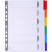 Intercalaires carte blanche 160g - 6 positions - A4+/ Pce