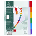 Divider A4+ 160g 6P White/ColouRed/ Pc.