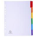 Tabbl.karton 160g A4-+ index 6 tabs wit/ St.