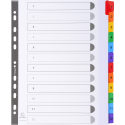 Dividers white Colour Tabs A4 Maxi 6 Part 1,12/ Pc.