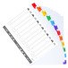 Tabbl.karton 160g A4-+ index 12 tabs wit/ St.