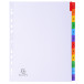 Tabbl.karton 160g A4-+ index 12 tabs wit/ St.