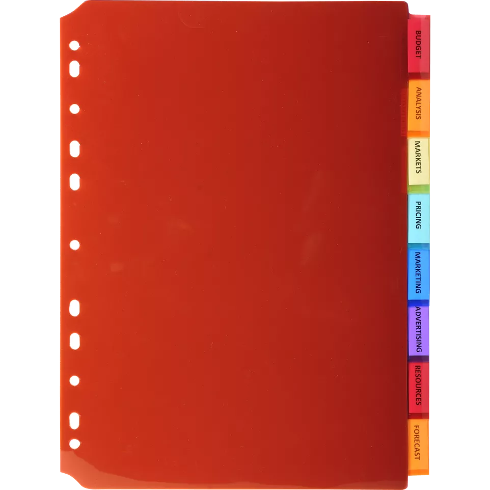 Divider Translucent PP A4 8P...