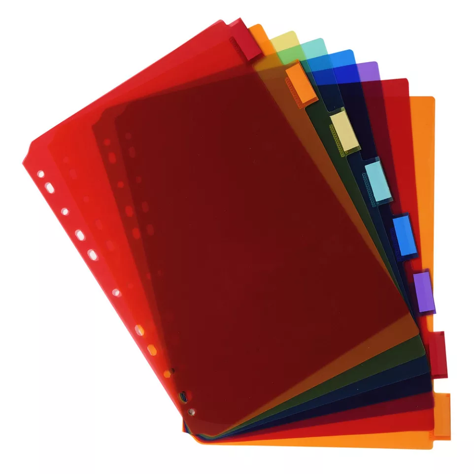 Divider Translucent PP A4 8P...