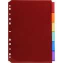 Tabbladen PP A4 6 tabs personalis.-/ St.