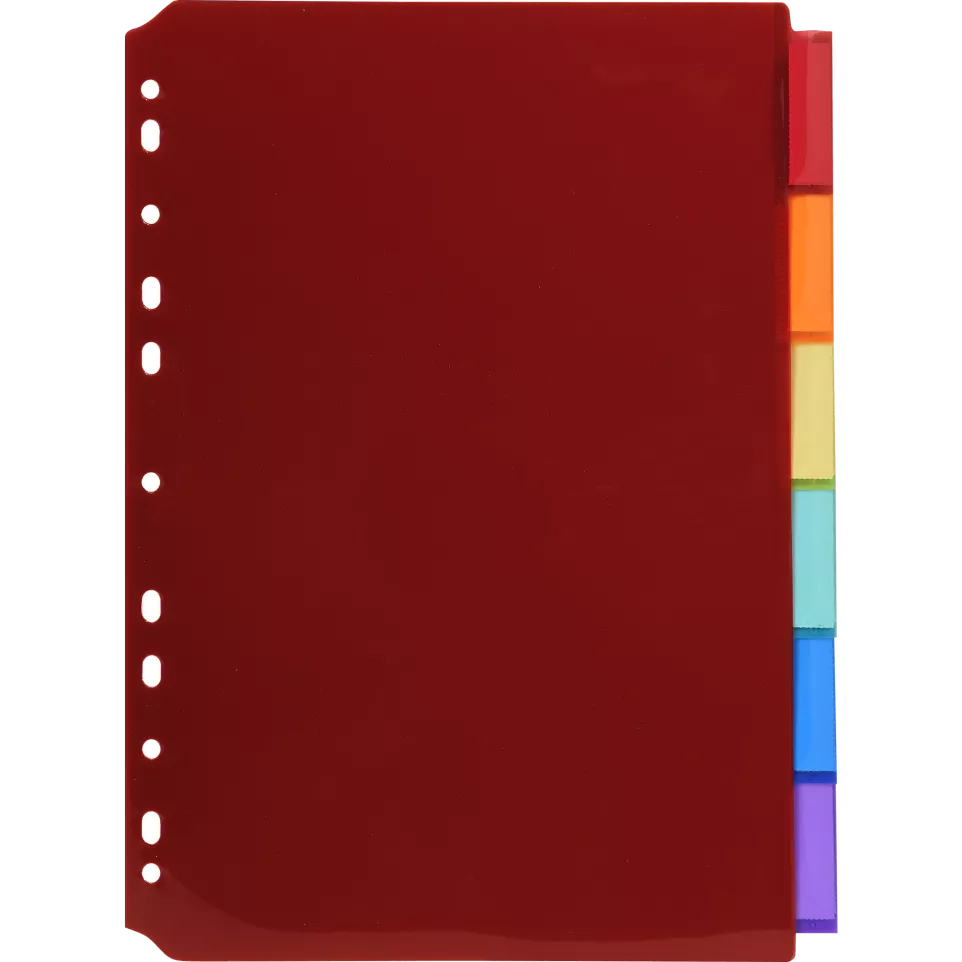 Exacompta PP Dividers, A4, 6 part/ Pc.
