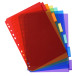 Exacompta PP Dividers, A4, 6 part/ Pc.