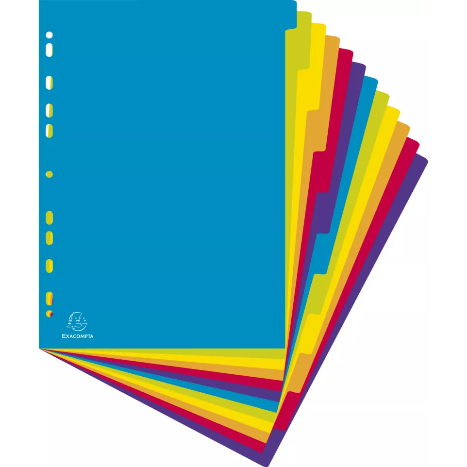 Tabbladen PP A4+ 12 tabs CAMPUS-/ St.