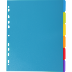 Tabbladen PP A4+ 6 tabs...