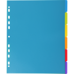 Tabbladen PP A4+ 6 tabs...