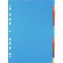 Tabbladen PP Chromaline A4 12 tabs-/ St.