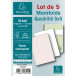 Orderboek Q5x5 14,8x-10,5cm 50bl dupli/ St.