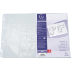 Pk 10 Punch Pockets, PVC,...