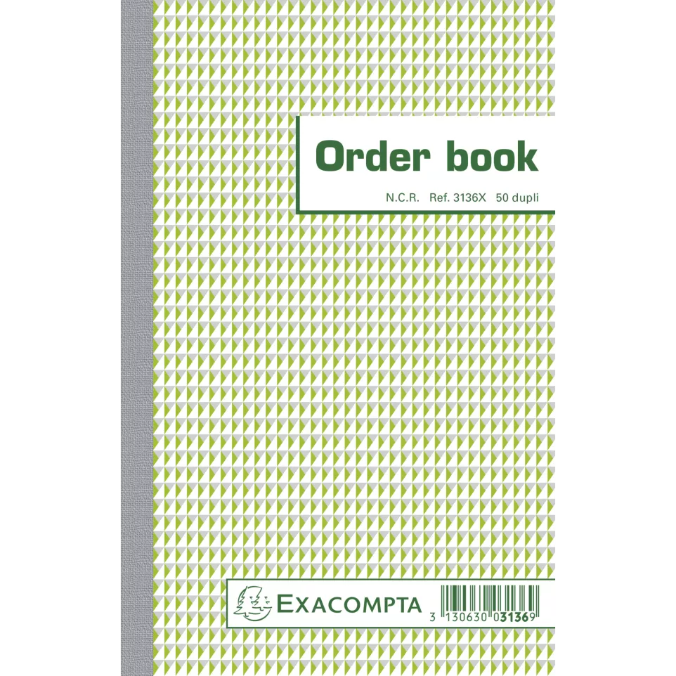 Orderbook ligné 21x13,5cm 50...