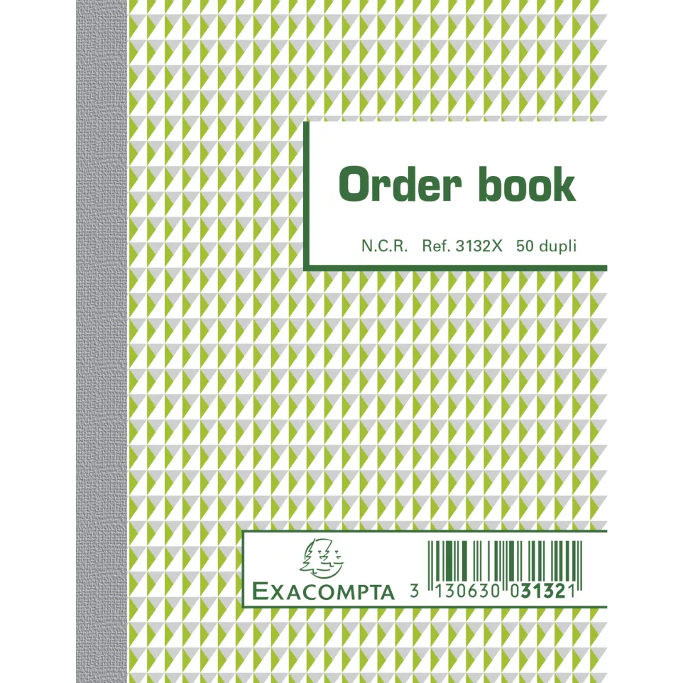 Orderboek gelijnd 13-,5x10,5 50bl...