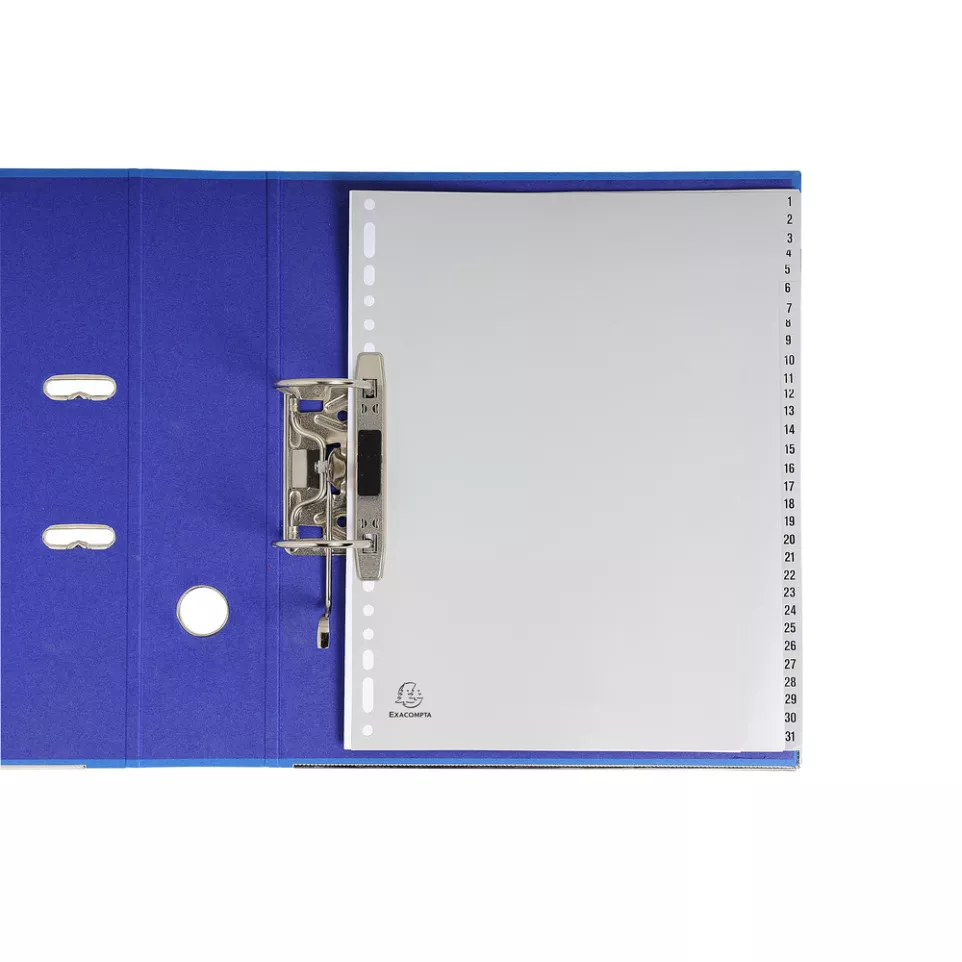 Indices PP A4+ 31Pt 1-31 Grey/ Pc.