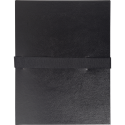 Expanding spine folder with hook and loop fastening strip/ Pc.