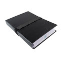 Expanding spine folder with hook and loop fastening strip/ Pc.