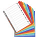Intercalaires carte lustrée 400g 12 positions - A4 maxi/ Pce