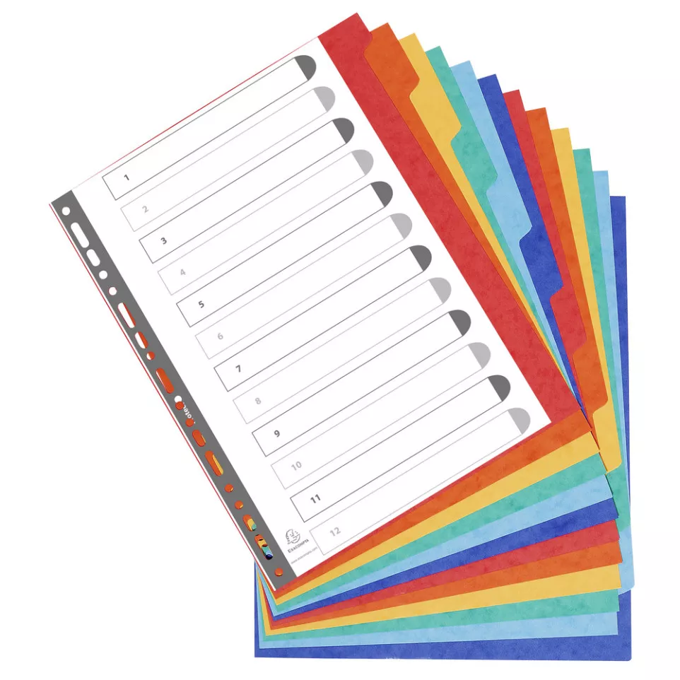 Divider Pressbd Hvywght A4+ 400g 12P/...