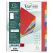 Intercalaires carte lustrée 400g 12 positions - A4 maxi/ Pce